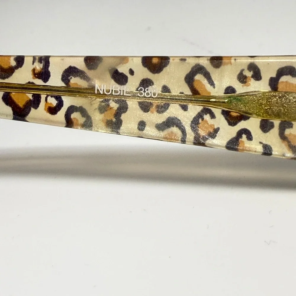 Jean Lafont Paris Nubile 380 Leopard Print Eyeglasses Frames Made in France